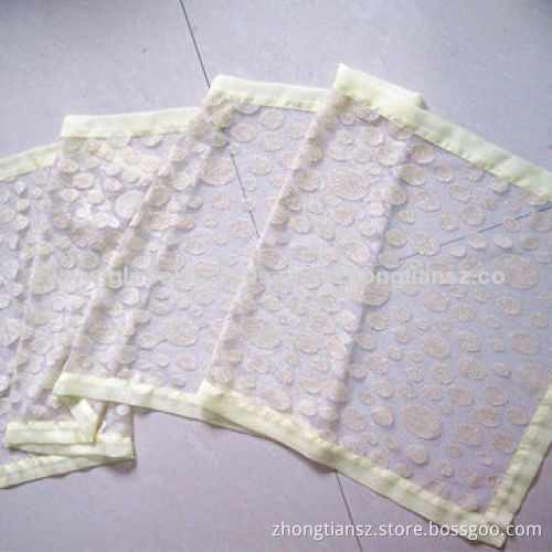 Polyester lace scarves, beautiful designs, various colors are available